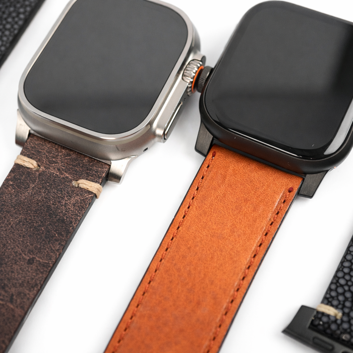 Example of matching Apple Watch case size with the correct adapter and strap combination for proper fit