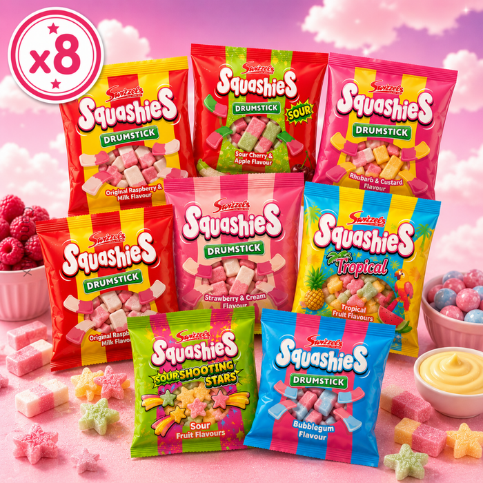 Image Pack Swizzels Squashies Drumstick - 8 Saveurs