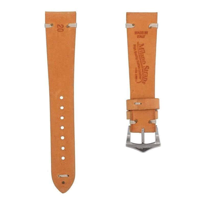 Natural Leather Vintage Watch Strap - Leather strap- Milano Straps