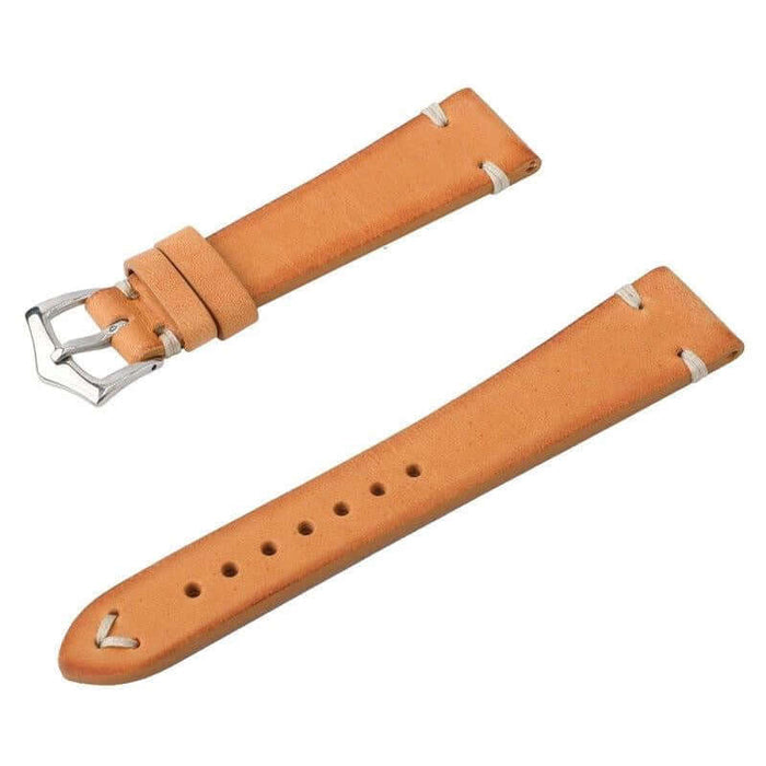 Natural Leather Vintage Watch Strap - Leather strap- Milano Straps