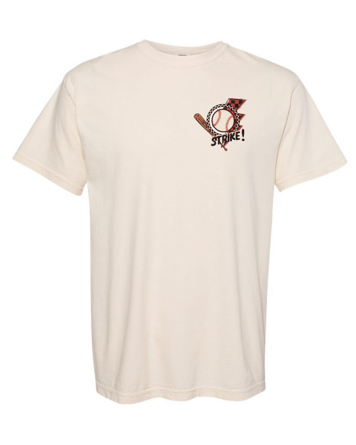 Tis The Season Baseball Natural Tee