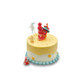 VaVa Designer Cakes Twinkle Twinkle Chiffon Cake - with Starry Yellow Drip Design