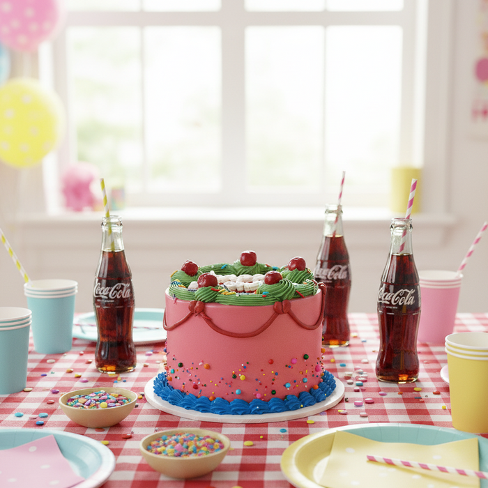 VaVa Designer Cakes Vintage Cherry Party Cake – A Retro Celebration Classic