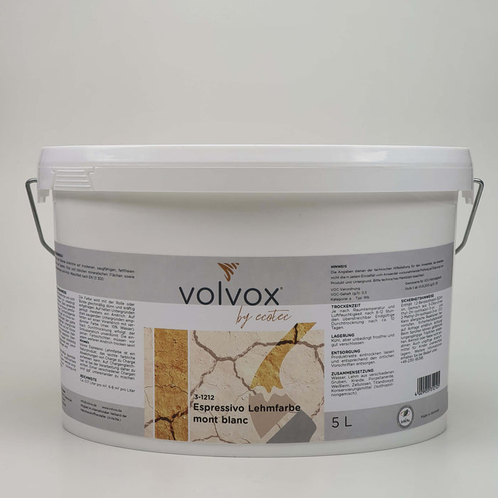 VOLVOX Espressivo Lehmfarbe - (017) mont blanc – Produktdetail 4