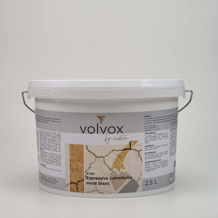 VOLVOX Espressivo Lehmfarbe - (017) mont blanc – Produktdetail 5