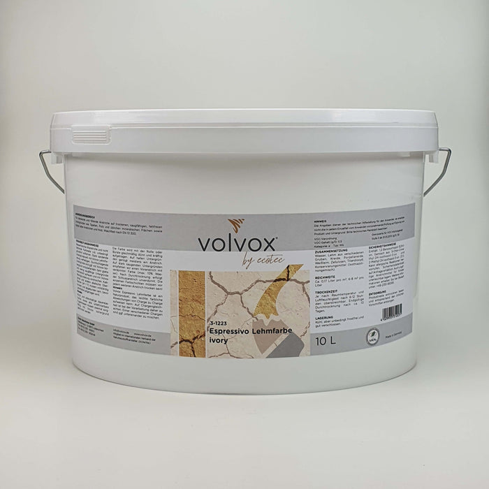 VOLVOX Espressivo Lehmfarbe - (023) ivory – Produktdetail 2