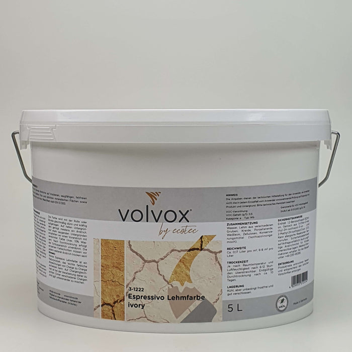 VOLVOX Espressivo Lehmfarbe - (023) ivory – Produktdetail 3