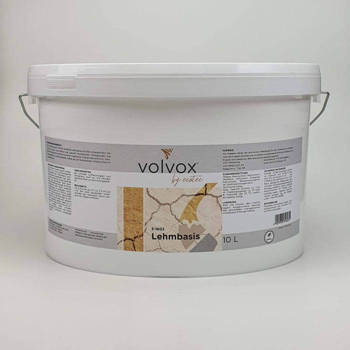 VOLVOX feineErde Lehmbasis – Produktansicht