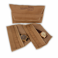 Watch Travel Pouch Ultra Slim Soft Cotton Watch Storage Case for 2 Watches