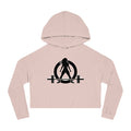 Women’s Cropped Hooded Sweatshirt - Black Classic Logo
