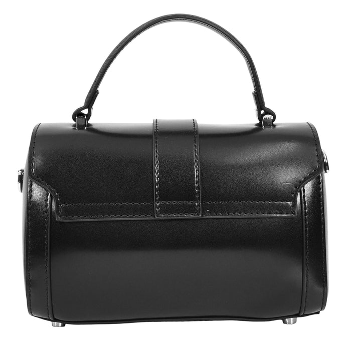 Women’s Real Leather Dolly Bag with Top Handle & Detachable Shoulder Strap Liv