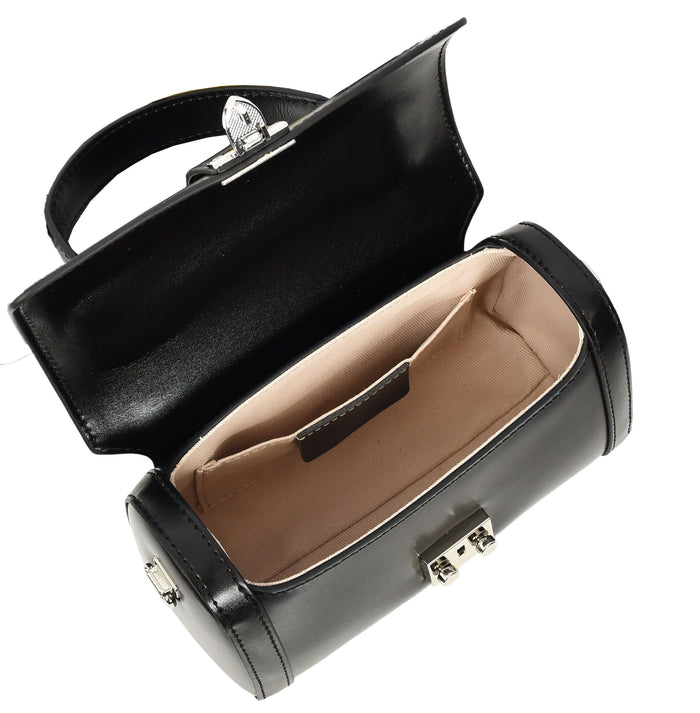 Women’s Real Leather Dolly Bag with Top Handle & Detachable Shoulder Strap Liv