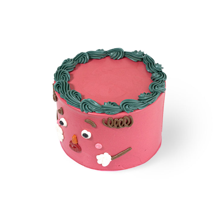 VaVa Designer Cakes Woohoo Family Cake (Pink/Green) – A Playful Pop of Personality