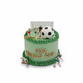 VaVa Designer Cakes World Cup Soccer Field Chiffon Cake - with Goal & Ball