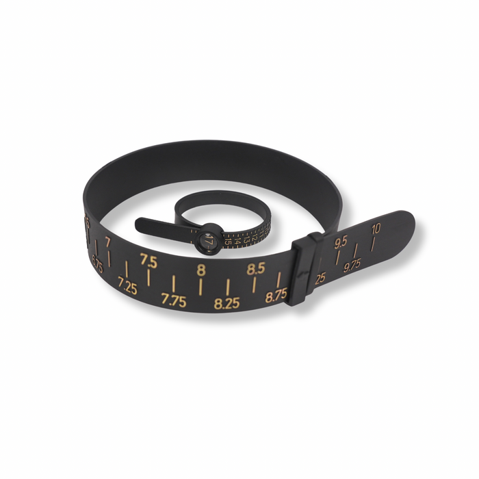 Wrist and ring size finger measuring tool with magnifier us sizing
